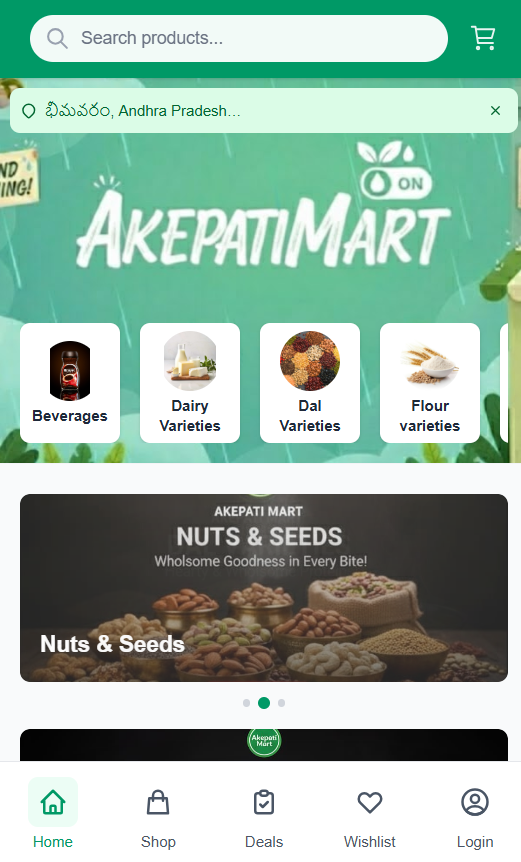 Akepatimart – E-Commerce